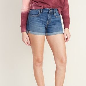 new sold out old navy cuffed jean shorts (0)